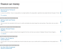Tablet Screenshot of finance-car-money.blogspot.com
