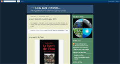 Desktop Screenshot of leau-dans-le-monde.blogspot.com