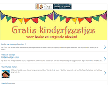 Tablet Screenshot of gratis-kinderfeestjes.blogspot.com
