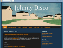 Tablet Screenshot of johnnydiscoart.blogspot.com