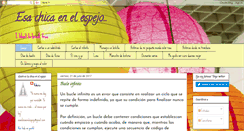 Desktop Screenshot of esachicaenelespejo.blogspot.com