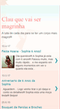 Mobile Screenshot of clauquevaisermagrinha.blogspot.com