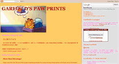 Desktop Screenshot of garfieldpawprints.blogspot.com