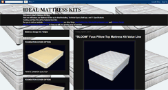 Desktop Screenshot of mattress-kits.blogspot.com