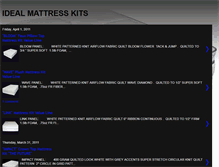 Tablet Screenshot of mattress-kits.blogspot.com