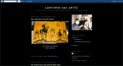 Desktop Screenshot of becodasartes.blogspot.com