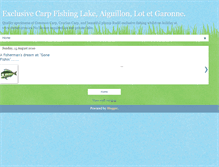 Tablet Screenshot of gone-fishin4carp-lot-et-garonne.blogspot.com