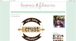 Desktop Screenshot of leavesandflours.blogspot.com