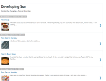 Tablet Screenshot of developingsun.blogspot.com