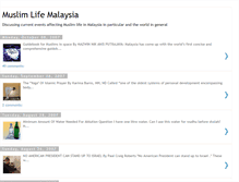 Tablet Screenshot of muslimlifemalaysia.blogspot.com