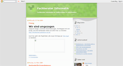 Desktop Screenshot of fb-informatik.blogspot.com
