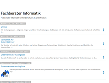 Tablet Screenshot of fb-informatik.blogspot.com