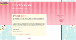 Desktop Screenshot of amotherlode.blogspot.com