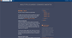 Desktop Screenshot of multiplicandoconhecimento.blogspot.com
