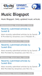 Mobile Screenshot of music--blog.blogspot.com