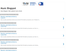 Tablet Screenshot of music--blog.blogspot.com