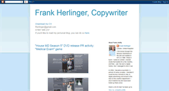 Desktop Screenshot of frankherlinger.blogspot.com