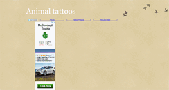 Desktop Screenshot of animal-tattoos.blogspot.com