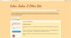 Desktop Screenshot of cakesbakesandotherbits.blogspot.com