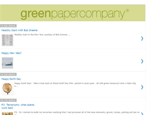 Tablet Screenshot of greenpaperco.blogspot.com