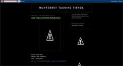 Desktop Screenshot of monterreytaurinotienda.blogspot.com