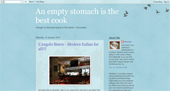 Desktop Screenshot of anemptystomachisthebestcook.blogspot.com