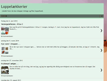 Tablet Screenshot of loppelaekkerier.blogspot.com