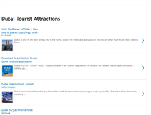 Tablet Screenshot of dubaitouristattraction.blogspot.com