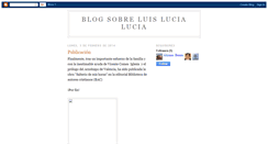 Desktop Screenshot of luislucialucia.blogspot.com