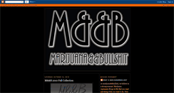 Desktop Screenshot of marijuanabullshit.blogspot.com