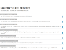 Tablet Screenshot of nocreditcheckneeded.blogspot.com