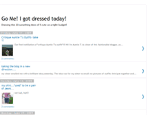Tablet Screenshot of go-me-i-got-dressed-today.blogspot.com