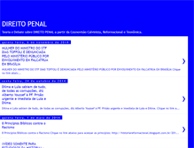 Tablet Screenshot of direito-penal.blogspot.com