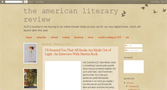 Desktop Screenshot of americanliteraryreview.blogspot.com