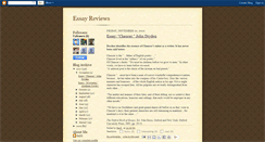 Desktop Screenshot of essayreviews-rays.blogspot.com