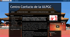 Desktop Screenshot of centroconfucioulpgc.blogspot.com