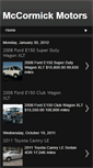 Mobile Screenshot of mccormickmotors.blogspot.com