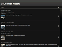 Tablet Screenshot of mccormickmotors.blogspot.com