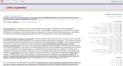 Desktop Screenshot of cartaargentina.blogspot.com