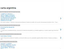 Tablet Screenshot of cartaargentina.blogspot.com