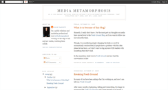 Desktop Screenshot of mediametamorphosis.blogspot.com