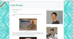 Desktop Screenshot of luckyenough-button.blogspot.com