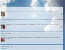 Tablet Screenshot of luckyenough-button.blogspot.com
