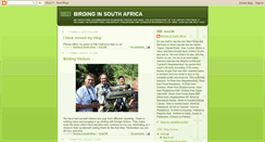 Desktop Screenshot of birdinginsouthafrica.blogspot.com