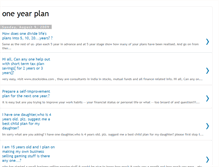 Tablet Screenshot of one-year-plan.blogspot.com