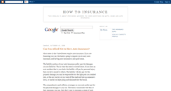 Desktop Screenshot of insuranceplus.blogspot.com