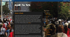 Desktop Screenshot of jaywalktheworld.blogspot.com