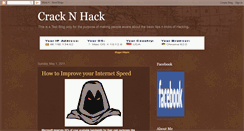 Desktop Screenshot of cracktoohack.blogspot.com