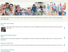 Tablet Screenshot of dietsehat20hari.blogspot.com