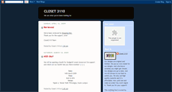 Desktop Screenshot of closet3110.blogspot.com
